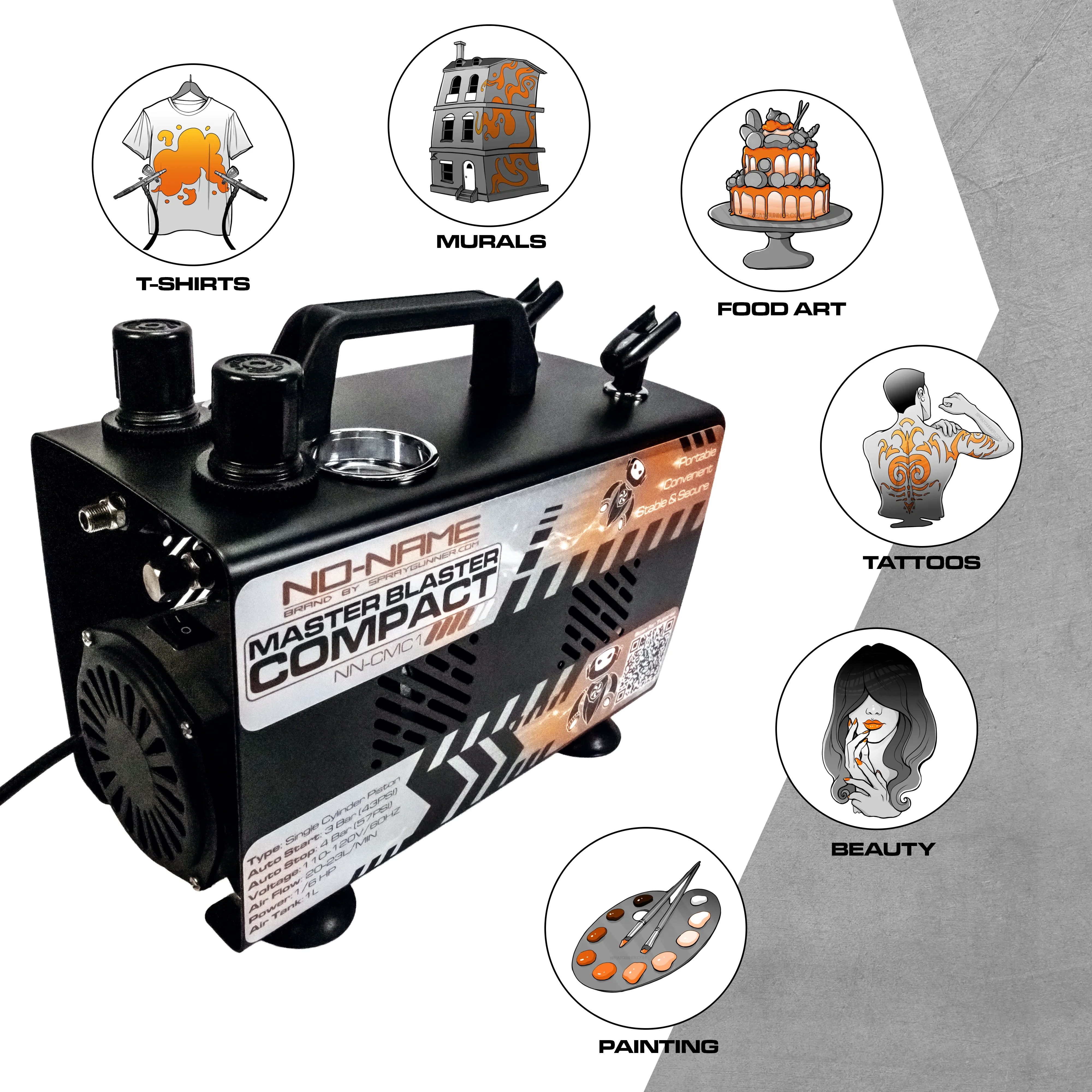 Compact Master Blaster Airbrush Compressor by NO-NAME Brand - Image 5