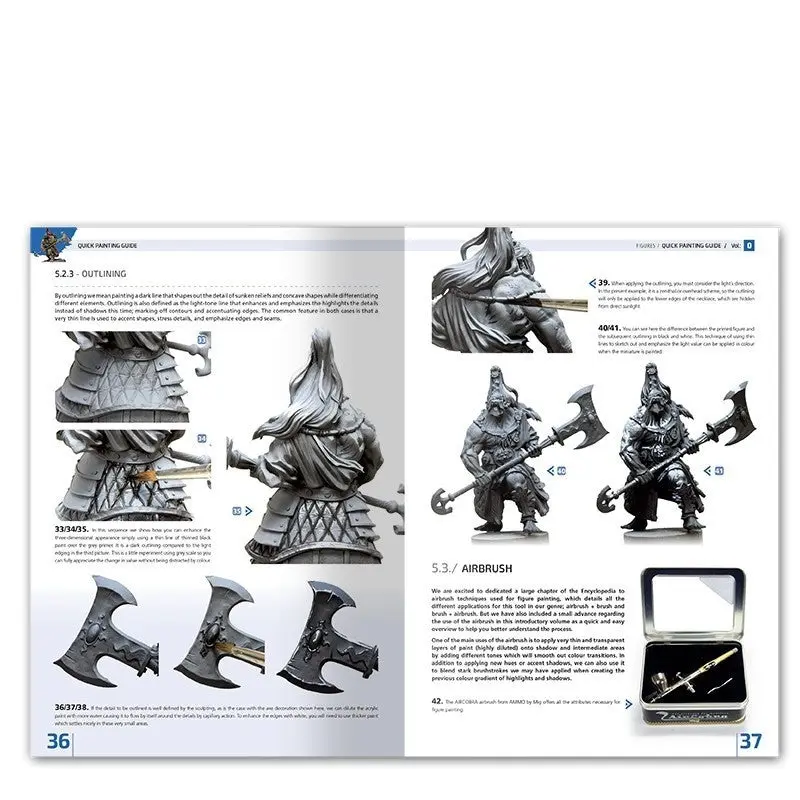 AMMO by MIG Publications - ENCYCLOPEDIA OF FIGURES MODELLING TECHNIQUES VOL. 0 - QUICK GUIDE FOR PAINTING (English) - Image 4