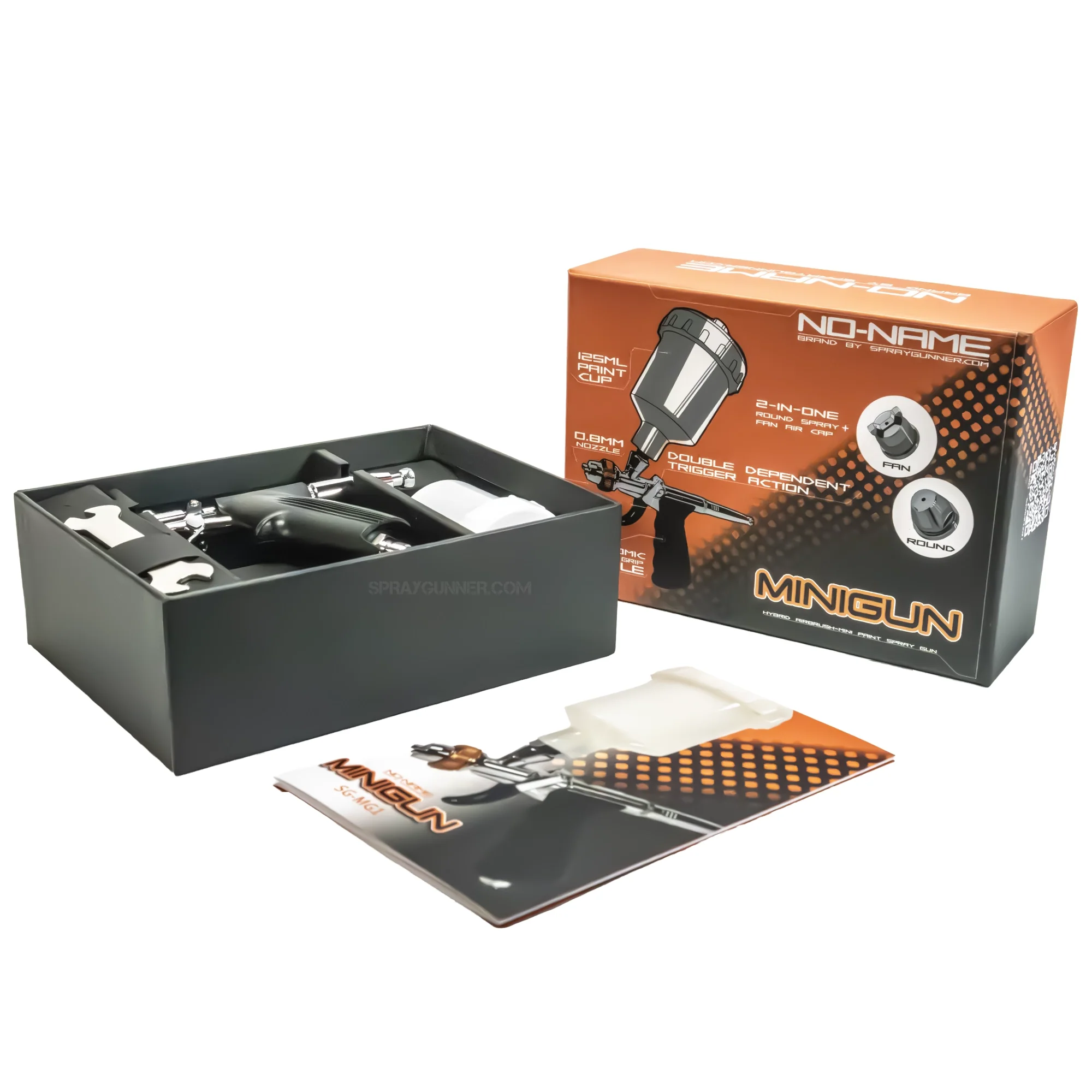 MINIGUN by NO-NAME pistol grip trigger-type fan spray hybrid airbrush - Image 5