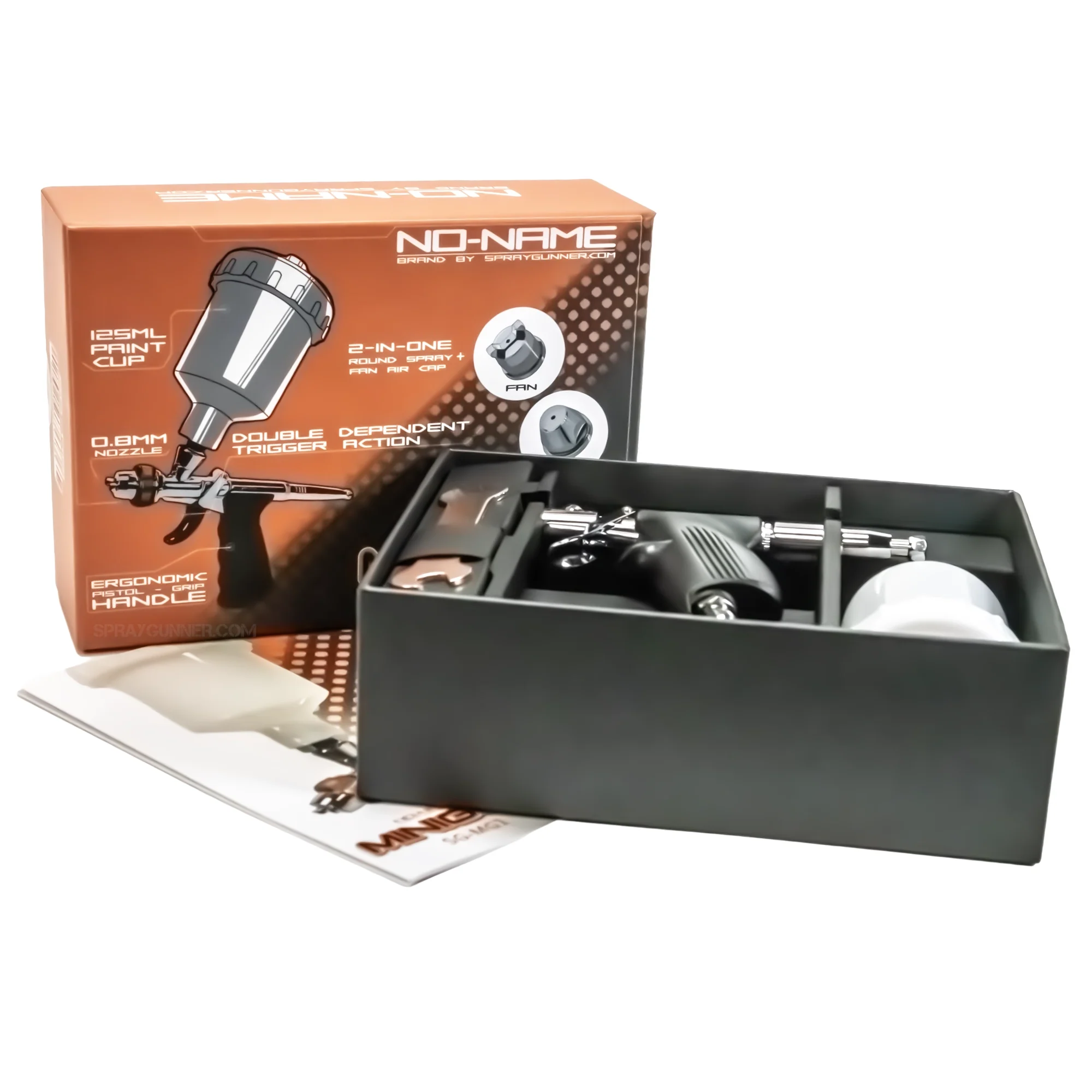 MINIGUN by NO-NAME pistol grip trigger-type fan spray hybrid airbrush - Image 6