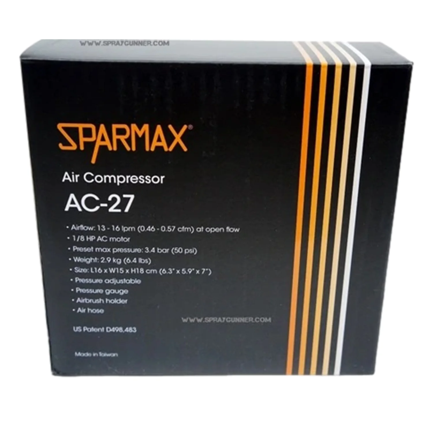 Sparmax AC27 airbrush mini compressor - Image 6