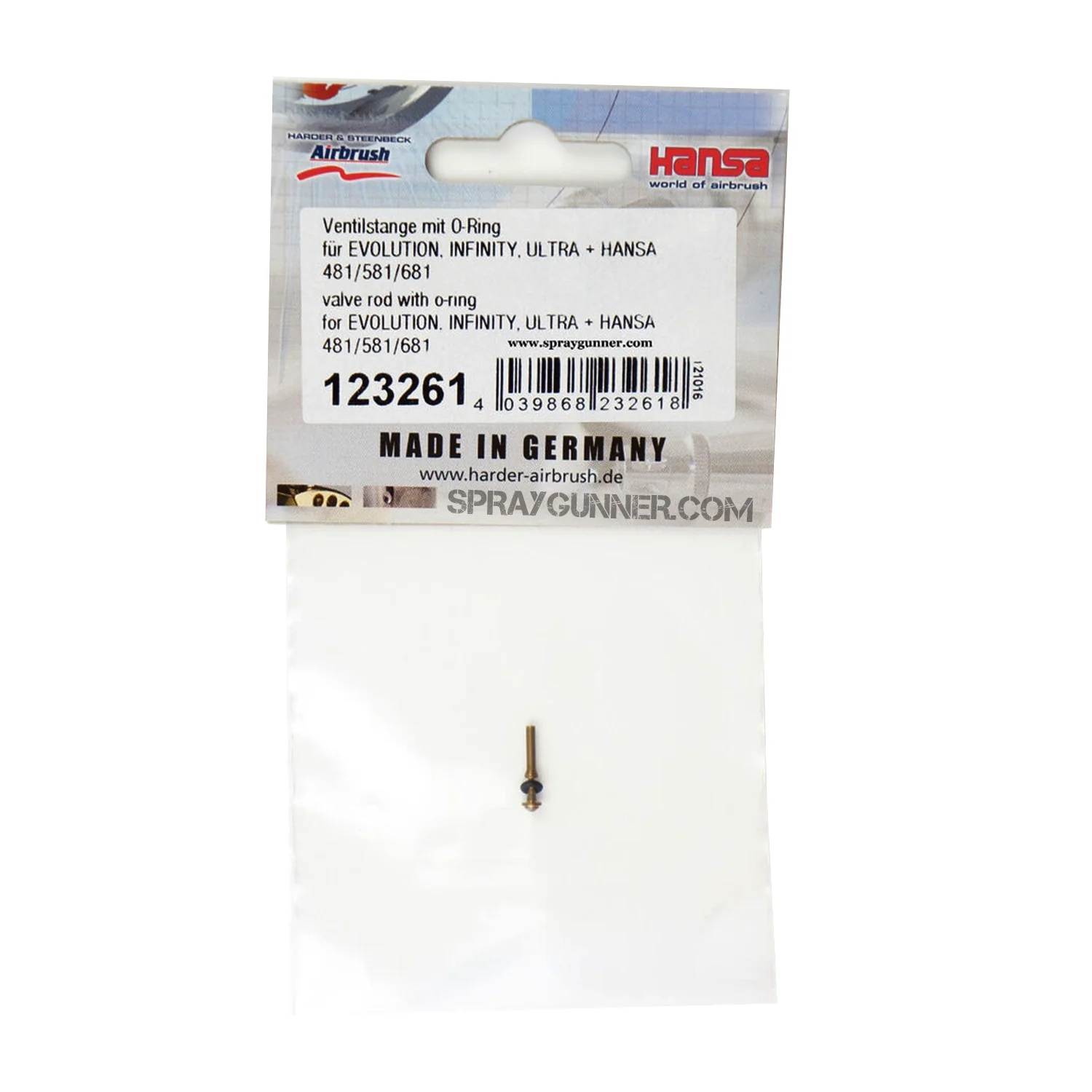 Valve Rod for Infinity, Evolution, ULTRA & HANSA airbrush - Image 3